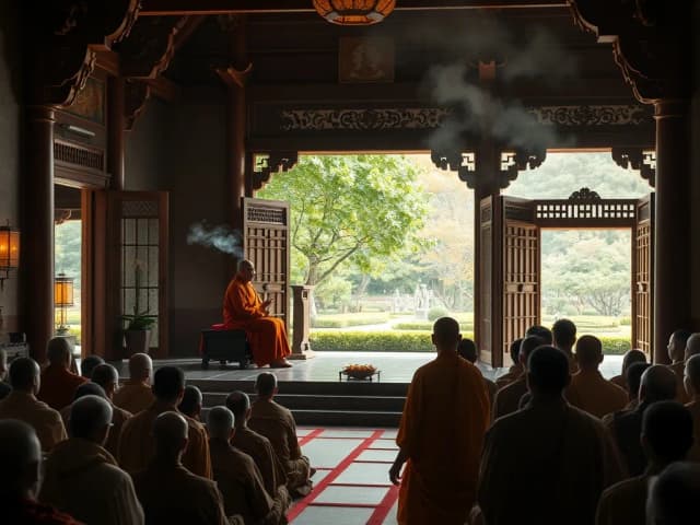 年少沙门为何注视王后