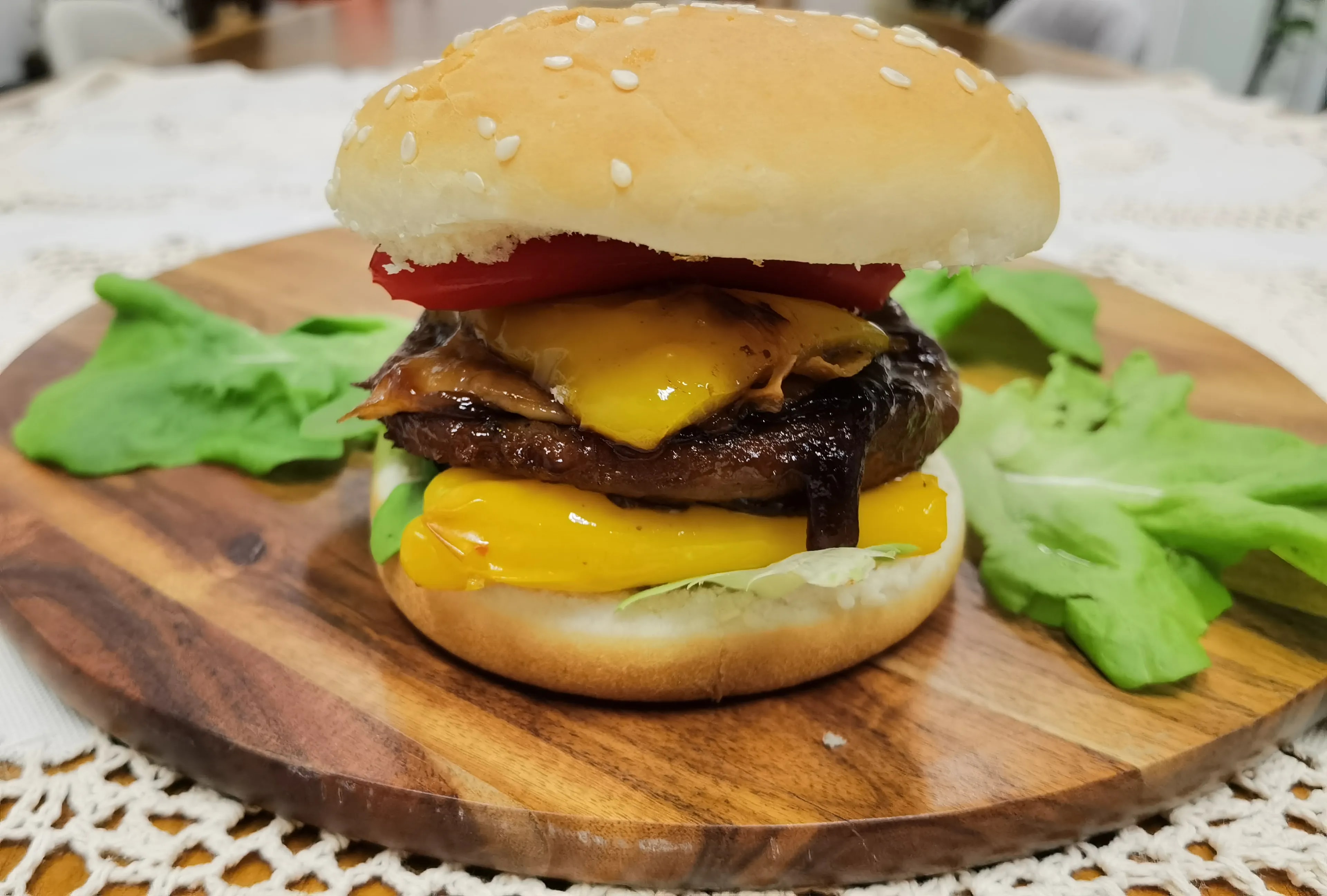 素牛蒡排漢堡包